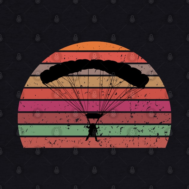 Base Jump - retro sunset design by BB Funny Store